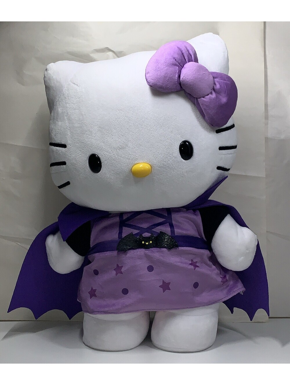 Hello Kitty Halloween Trick-or-Treat Large 17" VAMPIRE Plush Greeter Sanrio